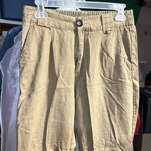 Beige/Khaki cargo baggy pants